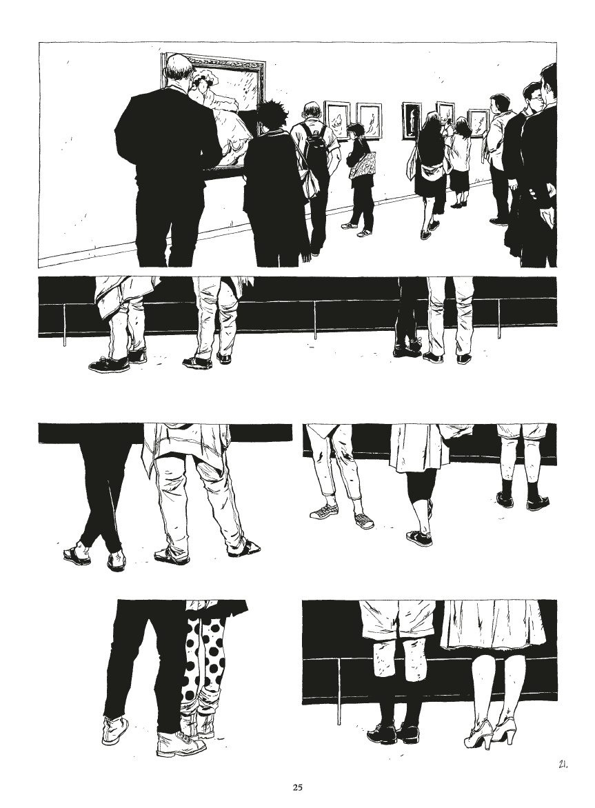 extrait de la BD "Musée" de Chabouté