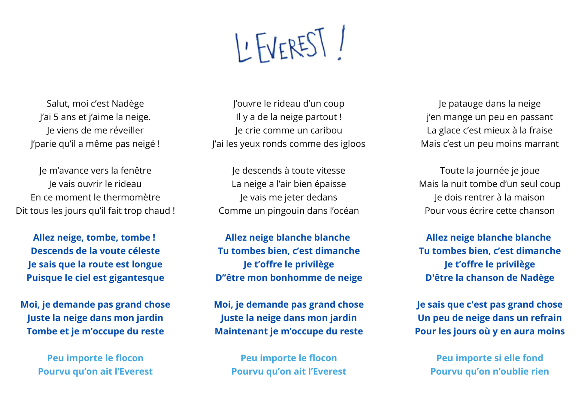 chanson