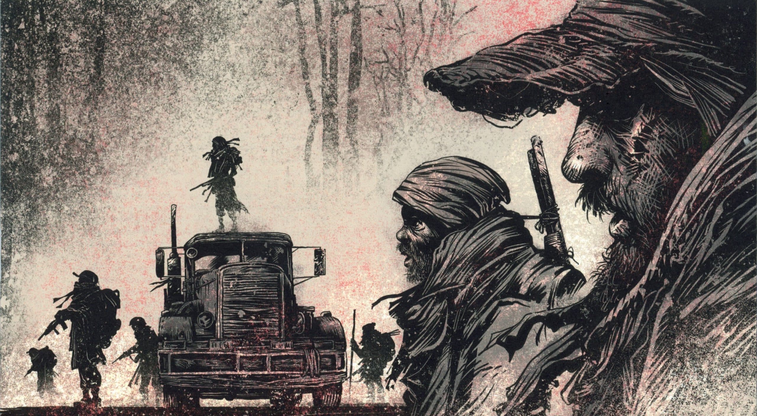 extrait de la BD "La route" de Manu Larcenet