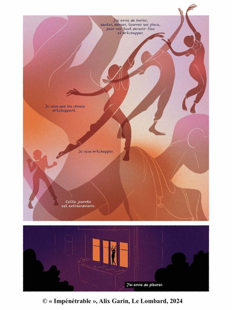 extrait de la BD "Impénétrable" d'Alix Garin