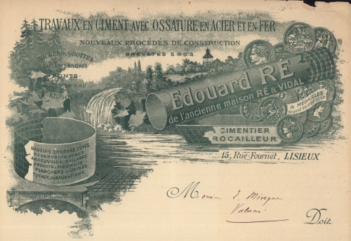 papiers à en-tête des commerces et industries lexoviennes