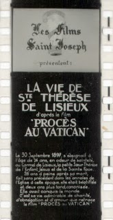 Film fixe Thérèse de Lisieux