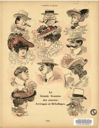A. Robida : Bains de Mer - L'Assiette au Beure n°74, 30 août 1902