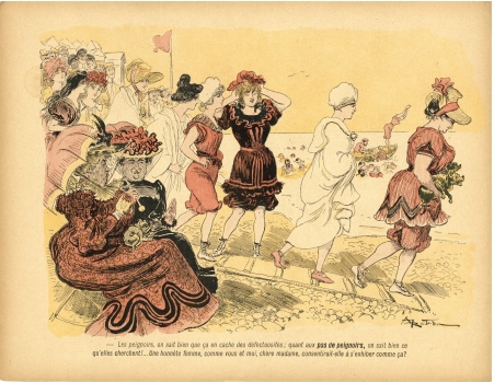 A. Robida : Bains de Mer - L'Assiette au Beure n°74, 30 août 1902