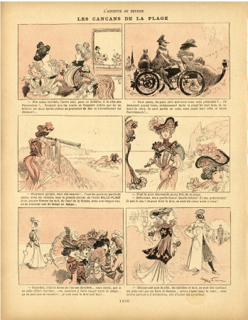 A. Robida : Bains de Mer - L'Assiette au Beure n°74, 30 août 1902