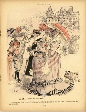 A. Robida : Bains de Mer - L'Assiette au Beure n°74, 30 août 1902