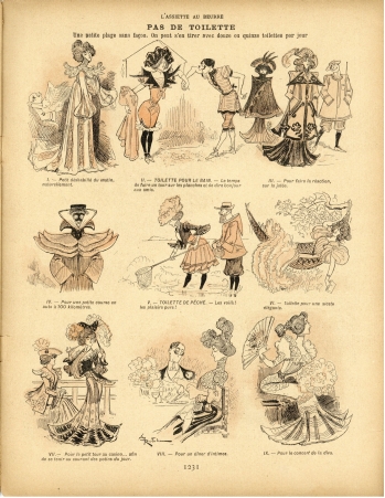 A. Robida : Bains de Mer - L'Assiette au Beure n°74, 30 août 1902