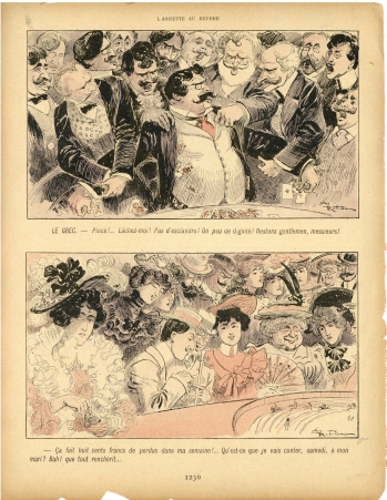 A. Robida : Bains de Mer - L'Assiette au Beure n°74, 30 août 1902