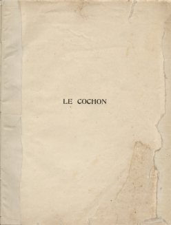 Alfred Le Petit : Le cochon (1898)