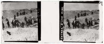 Guerre 14-18, France : 50 vues stéréoscopiques sur plaques de verre