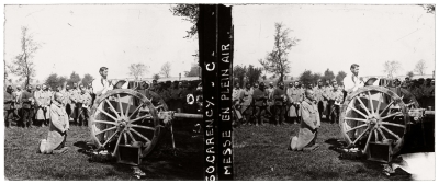 Guerre 14-18, France : 50 vues stéréoscopiques sur plaques de verre