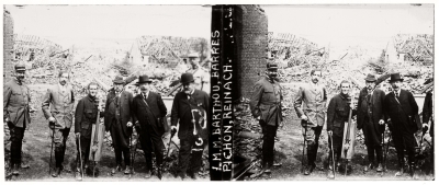 Guerre 14-18, France : 50 vues stéréoscopiques sur plaques de verre