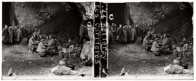 Guerre 14-18, France : 50 vues stéréoscopiques sur plaques de verre