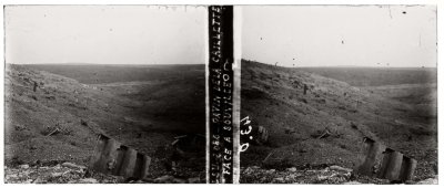 Guerre 14-18, France : 50 vues stéréoscopiques sur plaques de verre