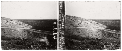 Guerre 14-18, France : 50 vues stéréoscopiques sur plaques de verre
