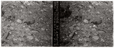 Guerre 14-18, France : 50 vues stéréoscopiques sur plaques de verre