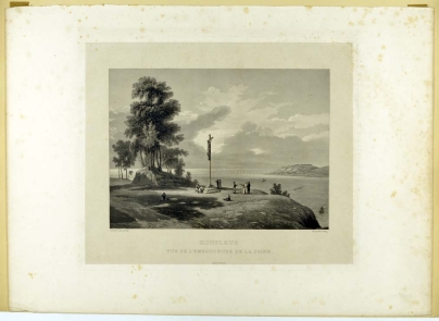 Honfleur : Vue de l'embouchure de la Seine.