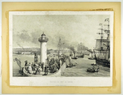 Entrée du port du Havre.