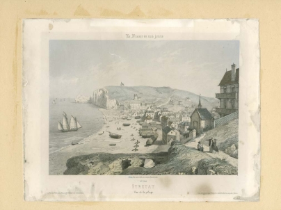 Etretat : Vue de la plage.