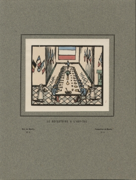 Le réfectoire à l'hôpital