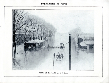 Inondations Paris janvier 1910.