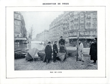 Inondations Paris janvier 1910.