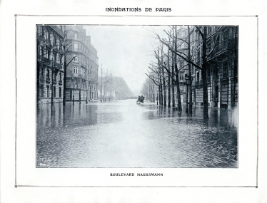 Inondations Paris janvier 1910.