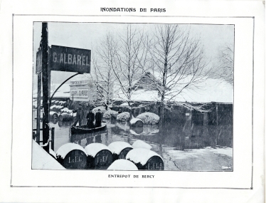 Inondations Paris janvier 1910.