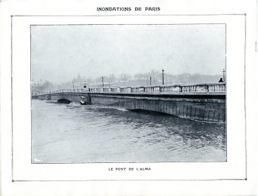Inondations Paris janvier 1910.