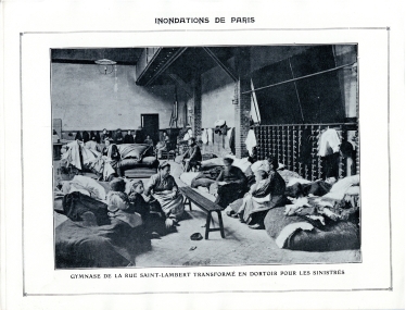 Inondations Paris janvier 1910.