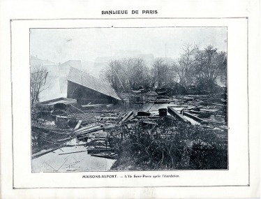Inondations Paris janvier 1910.