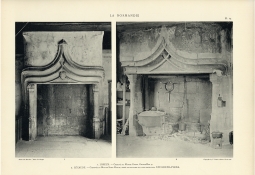 Lisieux. Cheminée du manoir Chopin, Grande-Rue, Lisieux. Cheminée du manoir Chopin, Grande-Rue,