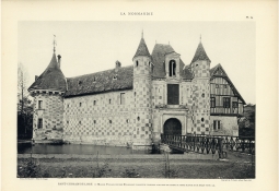 Saint-Germain-de-Livet. Manoir. Saint-Germain-de-Livet. Manoir.
