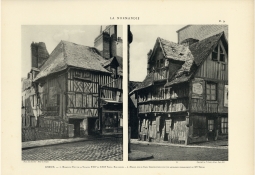 Lisieux. 1. Maison du Pont de la Touques. 2. Maison, rue de Caen. Lisieux. 1. Maison du Pont de la Touques. 2. Maison, rue de Caen.