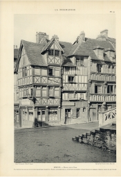 Lisieux. Maisons, rue du Char, 32, et maisons voisines. Lisieux. Maisons, rue du Char, 32, et maisons voisines.