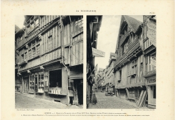Lisieux. 1. Maison de la Salamandre, rue aux Fèvres. 2. Maison dite Manoir Formeville. Lisieux. 1. Maison de la Salamandre, rue aux Fèvres. 2. Maison dite Manoir Formeville.