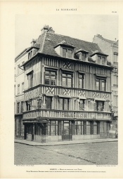 Lisieux. Maison du pharmacien, place Thiers. Lisieux. Maison du pharmacien, place Thiers.