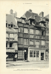 Lisieux. Maison, place Victor-Hugo, 40-42. Lisieux. Maison, place Victor-Hugo, 40-42.