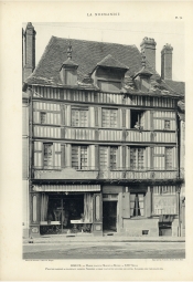 Lisieux. Maison, place du Marché-au-Beurre, 12. Lisieux. Maison, place du Marché-au-Beurre, 12.