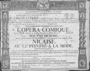 Affiche théâtre