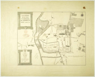 Plan Lisieux Année 1785 (1874)