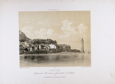 Honfleur - Vue du côteau de Grâce, du phare de l'hôpital - 3211 ko Honfleur - Vue du côteau de Grâce, du phare de l'hôpital - 3211 ko