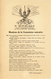 IVe République parti républicain de réorganisation nationale