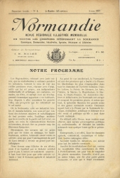Normandie, revue régionale illustrée mensuelle, n°1 - Avril 1917.