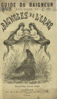 Guide du baigneur aux eaux minéro-thermales de Bagnoles-de-l'Orne (Couv.)