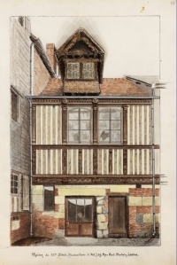 Maisons de bois (Ms 158)