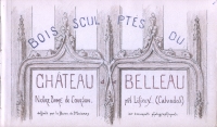 Bois sculptés du château de Belleau (Bm Lx : Ms 144)