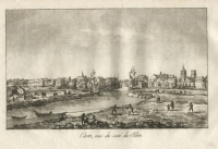 Caen, vue du côté du port