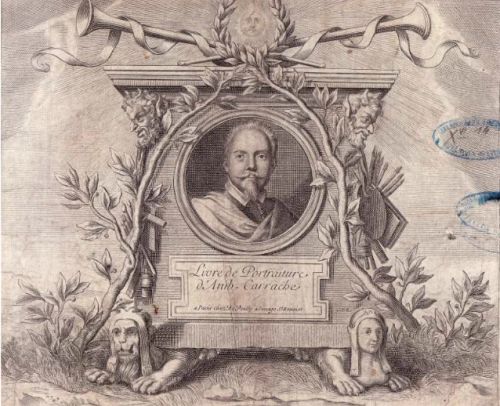 Livre de Portraiture d'Anibal Carrache.- A Paris : Chez F. de Poilly à l'image St Benoist, [ca1667]