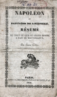 Napoléon au Panthéon de l'Histoire (page de titre)